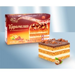 Торт со вкусом карамели и лесными орехами